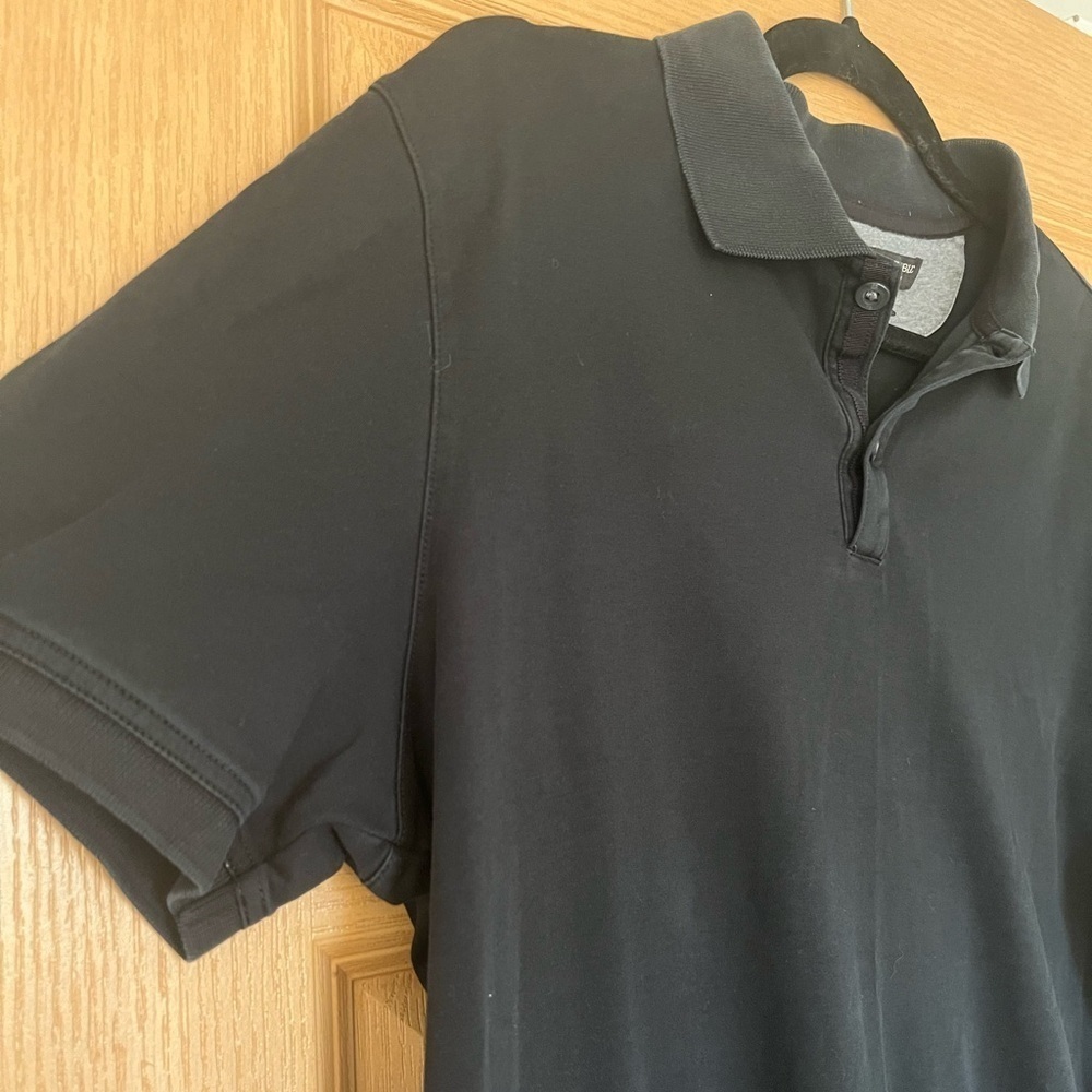 Banana Republic Luxury Touch Black Classic Polo Men’s Large, Preppy Streetwear - Picture 3 of 8